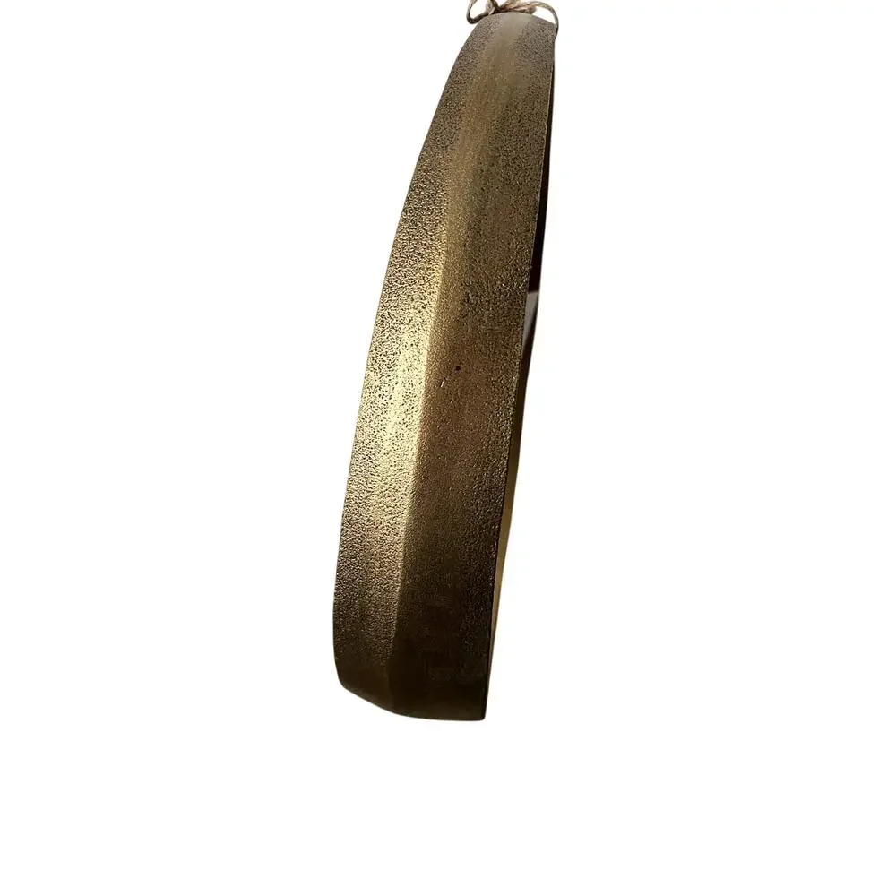 Ryandale Antique Brass-tone Modern Contemporary Design Sculpture 13